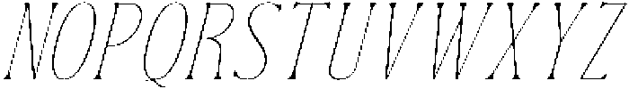 Dh Nottera Elegance Thin Italic otf (100) Font UPPERCASE