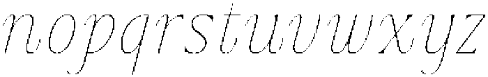 Dh Nottera Elegance Thin Italic otf (100) Font LOWERCASE