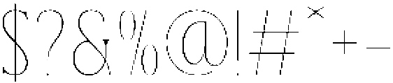 Dh Nottera Elegance Thin otf (100) Font OTHER CHARS