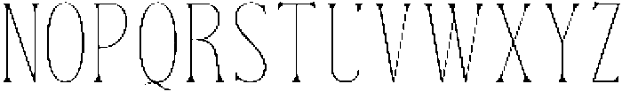 Dh Nottera Elegance Thin otf (100) Font UPPERCASE