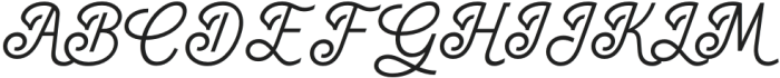 DhKellia-Regular otf (400) Font UPPERCASE