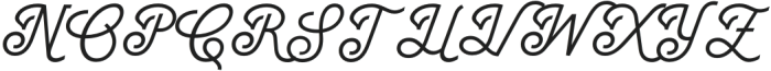 DhKellia-Regular otf (400) Font UPPERCASE