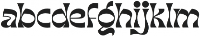 Dhaks Regular otf (400) Font LOWERCASE