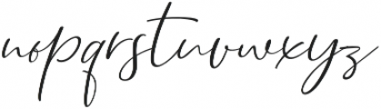 Dhanikans Signature Italic otf (400) Font LOWERCASE