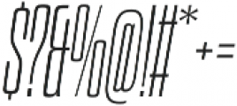 Dharma Gothic C ExLight Italic otf (300) Font OTHER CHARS