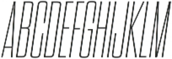 Dharma Gothic C Thin Italic otf (100) Font UPPERCASE