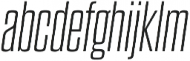 Dharma Gothic M ExLight Italic otf (300) Font LOWERCASE