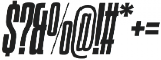 Dharma Slab C ExBold Italic otf (700) Font OTHER CHARS