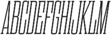 Dharma Slab C ExLight Italic otf (300) Font UPPERCASE