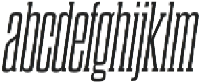Dharma Slab C Light Italic otf (300) Font LOWERCASE