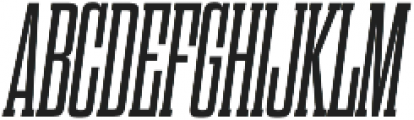 Dharma Slab C Regular Italic otf (400) Font UPPERCASE