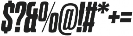 Dharma Slab M ExBold Italic otf (700) Font OTHER CHARS