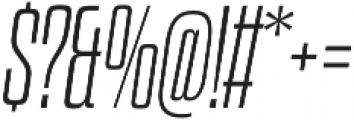 Dharma Slab M ExLight Italic otf (300) Font OTHER CHARS