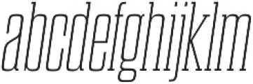 Dharma Slab M Thin Italic otf (100) Font LOWERCASE