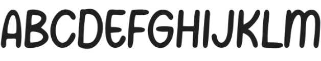 Dharrochy Regular otf (400) Font UPPERCASE