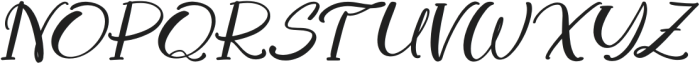 Dhaytime Bracket Italic otf (400) Font UPPERCASE