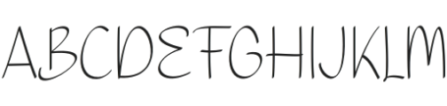 Dhisyella Regular otf (400) Font UPPERCASE