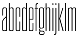 Dharma Gothic Rounded C ExLight Font LOWERCASE