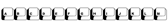 DH GENTRY [SIDE-B] Font UPPERCASE