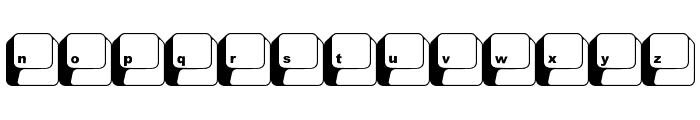 DH GENTRY [SIDE-B] Font LOWERCASE