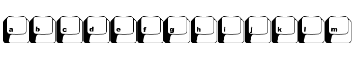 DH GENTRY Font LOWERCASE