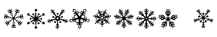 DH Snowflakes Font OTHER CHARS