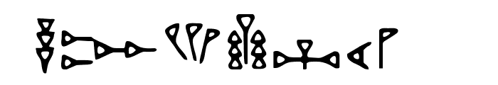 DH Ugaritic Font OTHER CHARS