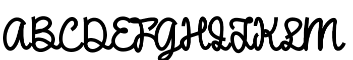 DHF Broffont Script Font UPPERCASE