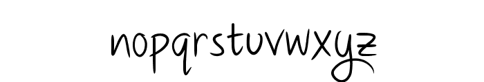DHFQuinta'sDiary Font LOWERCASE