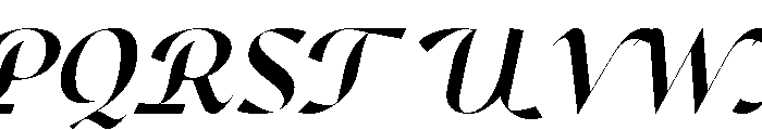 Dh Alani Rosle DEMO ExtBd Slant Font UPPERCASE