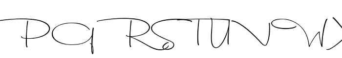 Dhanikans Signature 2 Regular Font UPPERCASE
