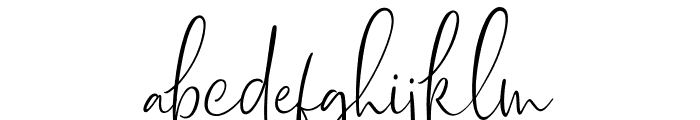Dhanikans Signature 2 Regular Font LOWERCASE