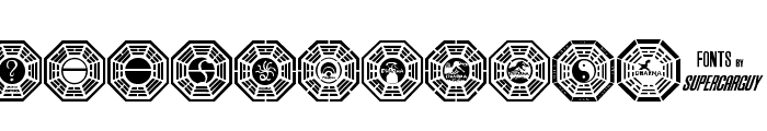 Dharma Initiative Logos Font LOWERCASE