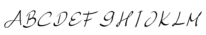Dhewasa Italic Font UPPERCASE