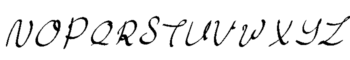 Dhewasa Italic Font UPPERCASE