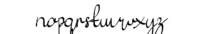 Dhewasa Font LOWERCASE