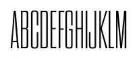 Dharma Gothic C ExLight Font UPPERCASE