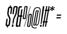 Dharma Gothic C Regular Italic Font OTHER CHARS