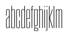 Dharma Gothic C Thin Font LOWERCASE