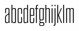 Dharma Gothic M ExLight Font LOWERCASE