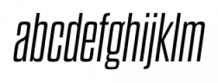 Dharma Gothic M Light Italic Font LOWERCASE