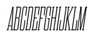 Dharma Slab C ExLight Italic Font UPPERCASE