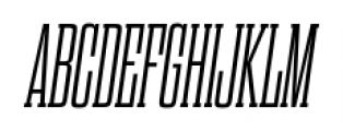 Dharma Slab C Light Italic Font UPPERCASE