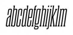 Dharma Slab C Light Italic Font LOWERCASE