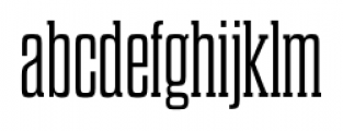 Dharma Slab M Light Font LOWERCASE