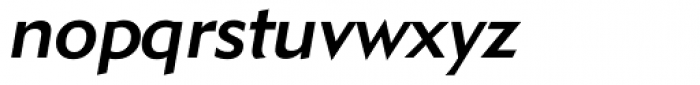 DHSans Medium Oblique Font LOWERCASE