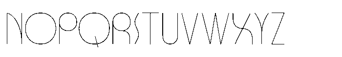 Dh Caloins Thin Font UPPERCASE