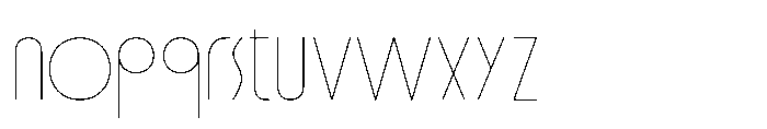 Dh Caloins Thin Font LOWERCASE