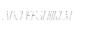 Dh Irlia Thin Font UPPERCASE
