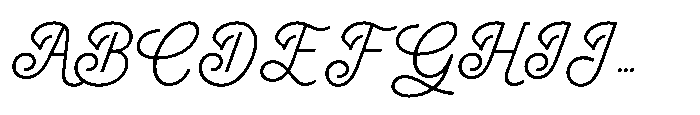 Dh Kellia Light Font UPPERCASE